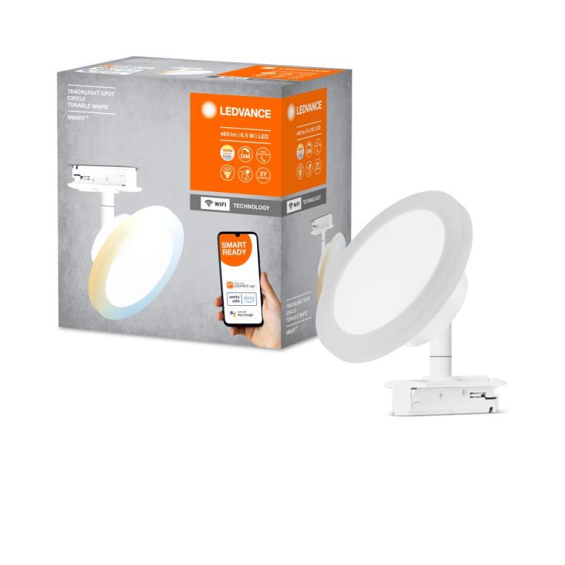 Ledvance SMART+ Wifi 1-Phasen Schienen Leuchtkopf Tracklight Spot Circle Weiß